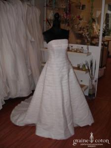 Les mariées d'Elodie - Robe une pièce à bandes horizontales