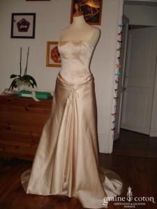 Cymbeline - Robe bustier champagne