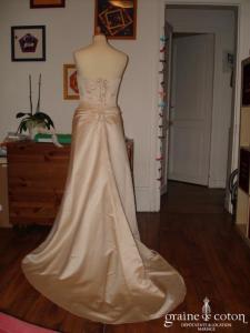 Cymbeline - Robe bustier champagne