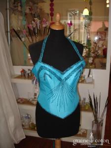 Bustier turquoise - Prototype