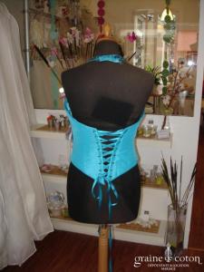 Bustier turquoise - Prototype