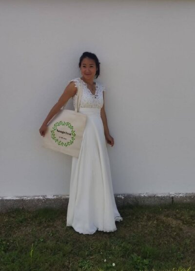 Mes deux robes - Photo 3 - Avis - Graine de coton - Dépôt-vente et location de robes de mariée à Paris